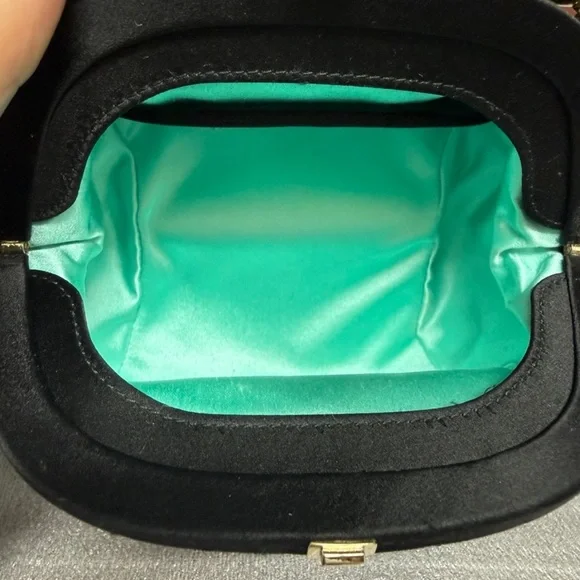 Tiffany & co. Bead Chain Bracelet Back Satin Mini Evening Bag - Picture 9 of 9